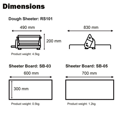 Dough Sheeter RS101
